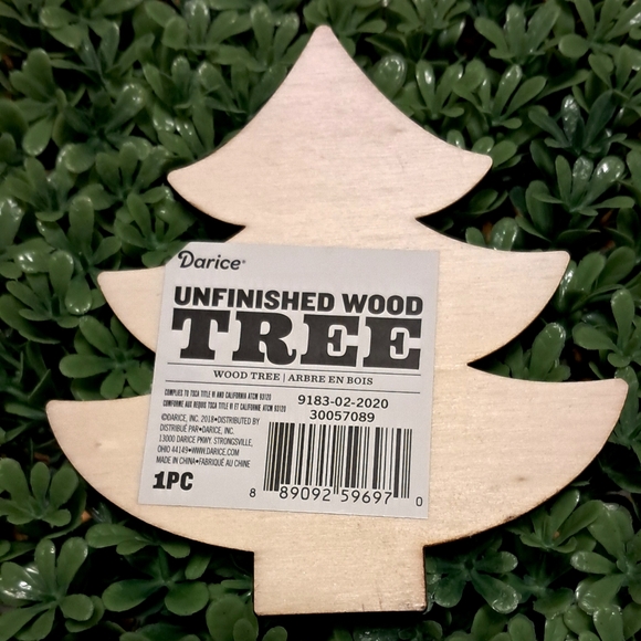 NWT 59Pc Christmas 🎄 Craft Bundle | Wood Ornaments | Tin Container | Wood Signs - Picture 16 of 16